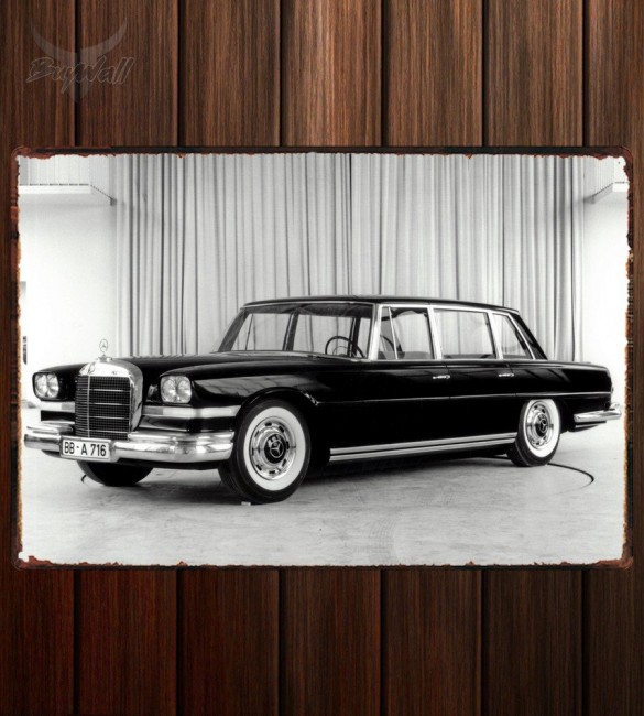 Металлическая табличка Mercedes-Benz 600 Prototype (W100)